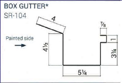 Box Gutter - Custom Trim