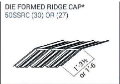 Die Formed Ridge Cap - Custom Trim