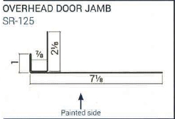 Overhead Door Jamb 125 - Custom Trim
