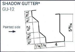Shadow Gutter - Custom Trim