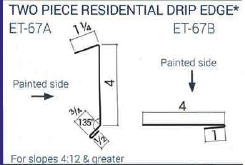 Two Piece Res Drip Edge - Custom Trim