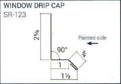 Window Drip Cap - Custom Trim